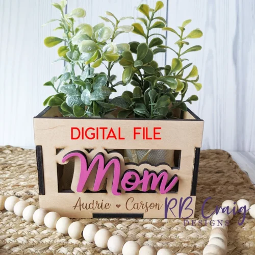 Cesta De Regalo Del Dia De La Madre Creativo Digital